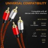 2RCA to 2RCA Cable 2M, Youii Gold-Plated [Copper Shell] [Heavy