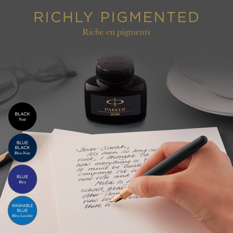 Parker flacone di inchiostro liquido Quink per penna stilografica |