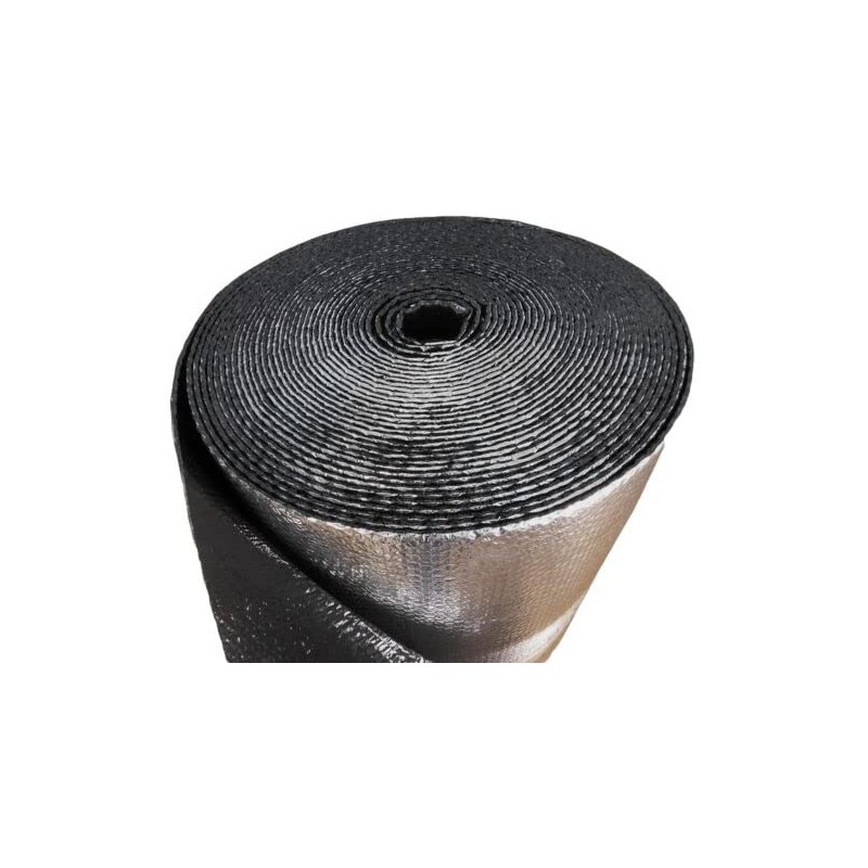 Trade Winds Insulation Roll 12X100 R8 - Black/Silver Foil Bubble