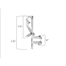 Delta Blinds Supply 6 Pack of Hidden Valance Clips