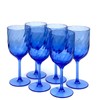 Yalin Set of 6 Unbreakable 15 oz Acrylic Plastic Wine