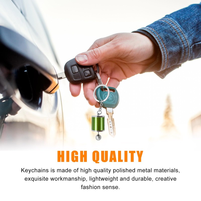 Kewucn Car Shifter Gear Keychain, Creative 6 Speed Manual Transmission