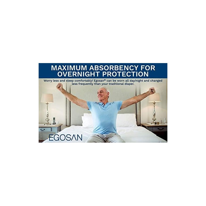 EGOSAN Maxi Incontinence Adult Diaper Brief Maximum Absorbency and Adjustable