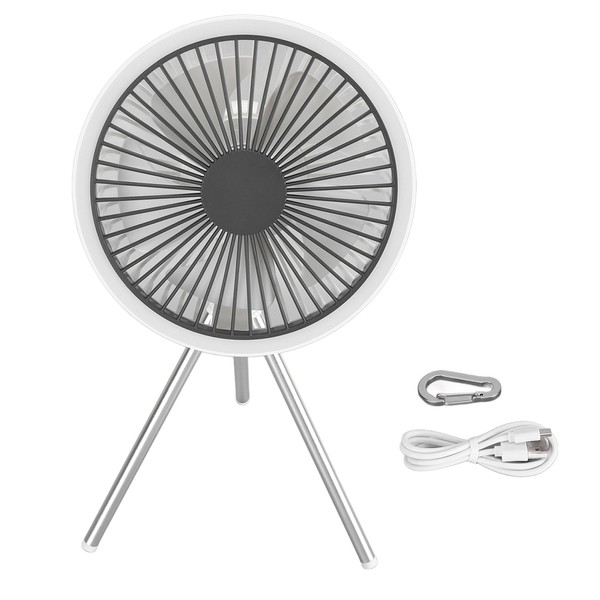 Camping Fan with 3 Level Light 10000mah Rechargeable Battery Operated