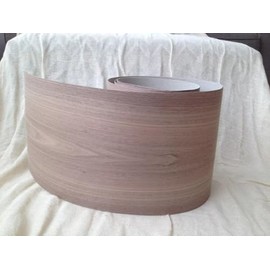 Iron on Wood Veneer Sheets 100inches x 10inches // 12 Different Woods to Choose from. (Walnut)