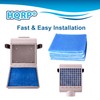 HQRP 6-pack Polyester Filters compatible with BetterVent Indoor Dryer Vent