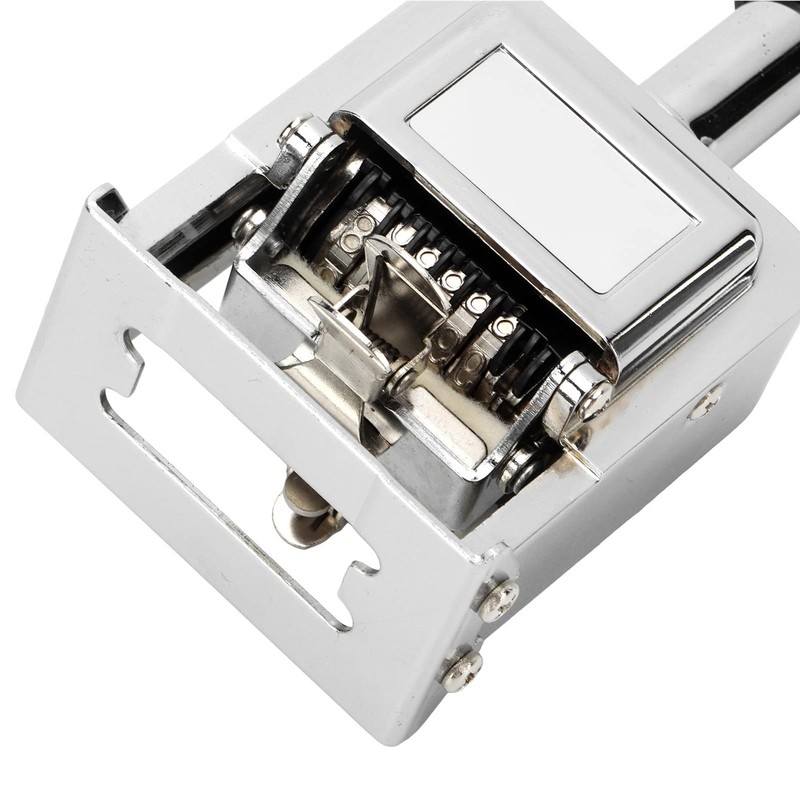 HEEPDD Portable 6 Digit Automatic Self Inking Numbering Stamp for