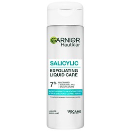 Garnier Salicylic Exfoliating Liquid Care - Liquid Facial Care with Exfoliating Effect for Softened Blemishes and an Even Complexion 120 ml
