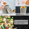 Compost Bin Kitchen, LALASTAR Countertop Compost Bin with Lid, Made