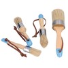 4PCS Paint Brush Bristles Wooden Handle for Furniture Tables Chairs