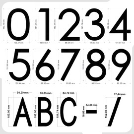 6 Inch Floating House Number Acrylic Modern House Address Numbers with Nail Kits for Outside Door Garden Mailbox Decor Visibility Signage - Number 5, Black