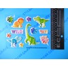 Unbranded Dinosaurs Small Puffy Stickers Sheet