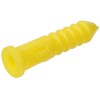Hillman 370326 Ribbed Plastic Anchor, 4-6-8 X 7/8-Inch, Yellow, 100