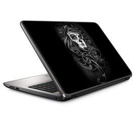 13 inch Universal Laptop Notebook Skin Vinyl Sticker Cover Decal Fits 13 Inch HP Lenovo Apple Mac Dell Compaq Acer - Sugar Skull Girl