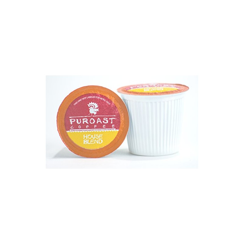 Puroast Low Acid Coffee| House Blend Single Serve Pods |
