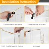 Hibbent 2 Pack Universal Metal Side Mount Toilet Handle Replacement