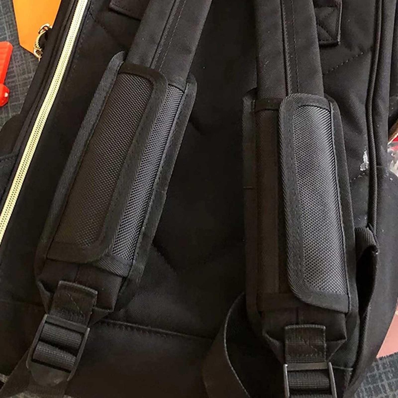 Black Universal Shoulder Strap Pads Replacement Shoulder Pad Air Cushion