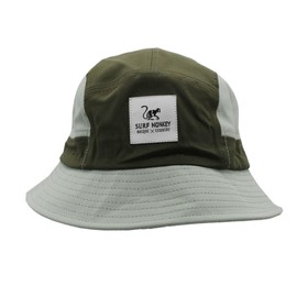 Surf Monkey Boonie Hat Fishing Hat for Men and Women, Waterproof, One Size, olive