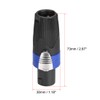 sourcing map SpeakOns Speaker Female Adapter Connectors,4-Pole Speaker Plug Twist