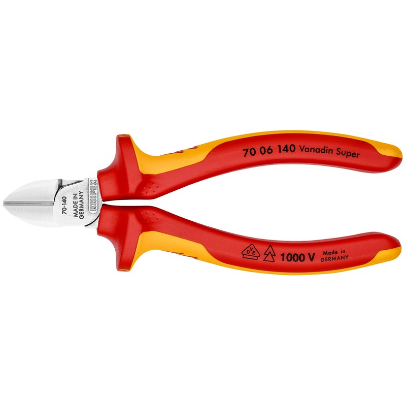Knipex (kunipekkusu) 7006 – 140 Insulated Oblique Nipper 1000 V