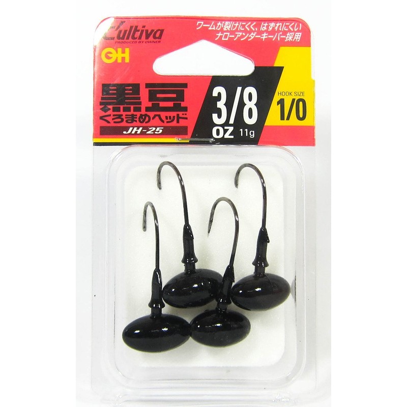 オーナー(OWNER) JH-25 黒豆ヘッド 1/4 11571