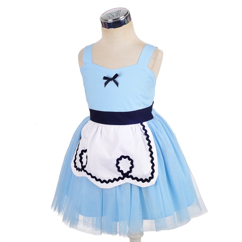 Dressy Daisy Disfraz de Princesa Vestido de Tul Azul Alicia