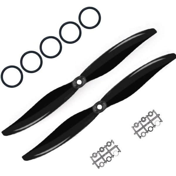Radiolink A560 Original 2Pcs Propellers GEMFAN 8038 CCW Wing Props Replacement Accessories for RC Drone, Airplane(7035, 8038) (8038)