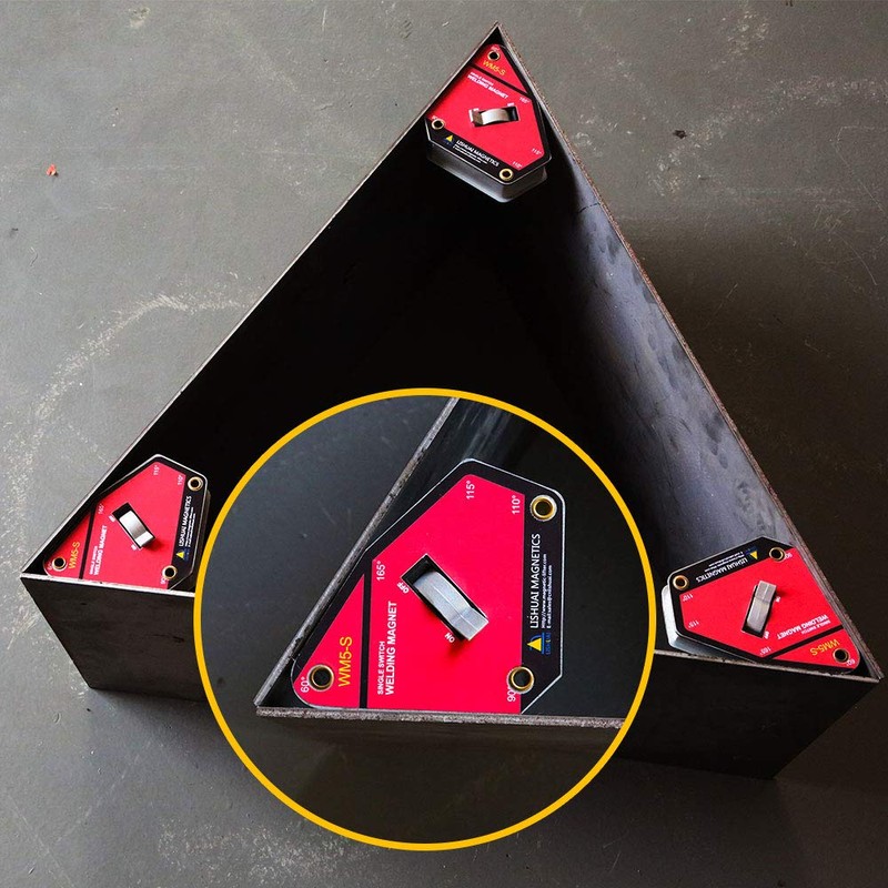 LISHUAI Strong Single Switch Welding Magnet Holder,Neodymium Magnetic Welding Clamp,Magnet