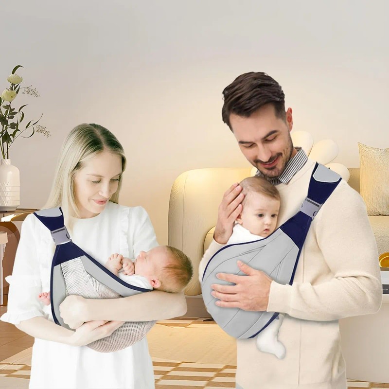 Cangurera Portabebés Ergonómico 2 Pcs Transpirable Canguro