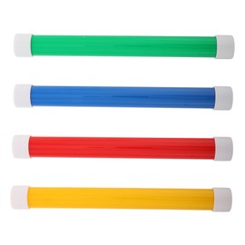SUPVOX 4pcs Track Relay Rod Sticks for Boys and Girls Running Relay Sticks for School Competitions Outdoor Sports and Kindergarten Physical Activities