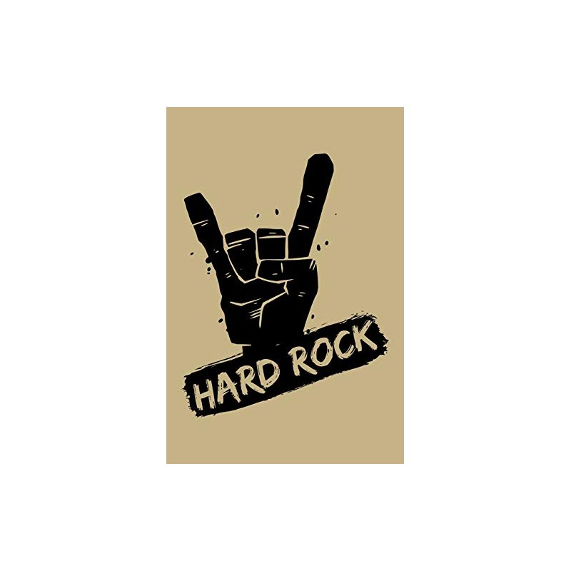 Hard Rock: Blank Lined Journal to Write In - Ruled