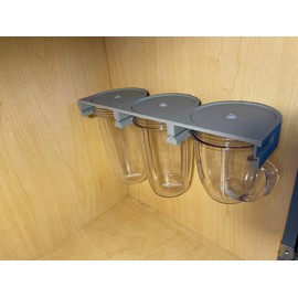 Holder for Nutribullet Cup and Accessories - Pack of 3 Shown in Photos (ONLY Includes Holders, NO Cups Included) (Pack of 3)