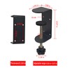 Jhanw 3 inch C-Clamp with Four Small Holes in the