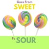 Mini Sour Swirl Lollipops, Individually Wrapped Candy, Party Favors, Bulk