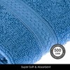 HOMESCAPES Cobalt Blue Turkish Cotton Bath Towel Super Soft Thick