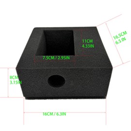 1253107 Air Box Foam Filter Compatible with Polaris 340 400 440 488 500 580 600 700 650 EFI SKS SP SPX 1988-1998, XLT 580 1993-1994 1253105 5810377 Snowmobile