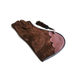 starlingukpk Quality Soft Suede Leather Falconry Gloves. Right Hand. (X Large)