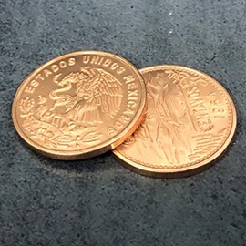 SUMAG Magnetic Mexican 20 Centavo Coin Magic Tricks Super Strong 2.86 cm Copper Magic Accessory Close-up Illusions Prop Gimmick Mental