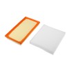 INFINAUTO Engine Air Filter Cabin Air Filter Set Fits Toyota