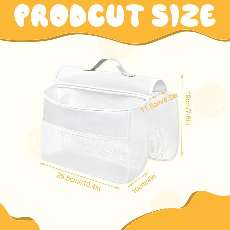 ZOYDP Bath Toy Storage, Bath Toy Storage Bag, Storage Bathtub
