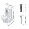 Colcolo 24x Wire Shelf Loop Clips Closet Shelves Clips Heavy