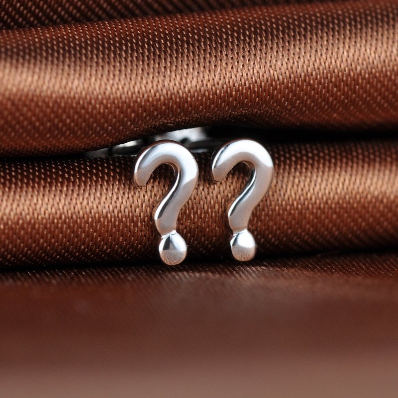 Infinite U Unique Mini Question Mark Symbol ? 925 Sterling