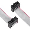 TA-VIGOR 10 Pins IDC Flat Ribbon Cable, 30cm 2.54mm Pitch,