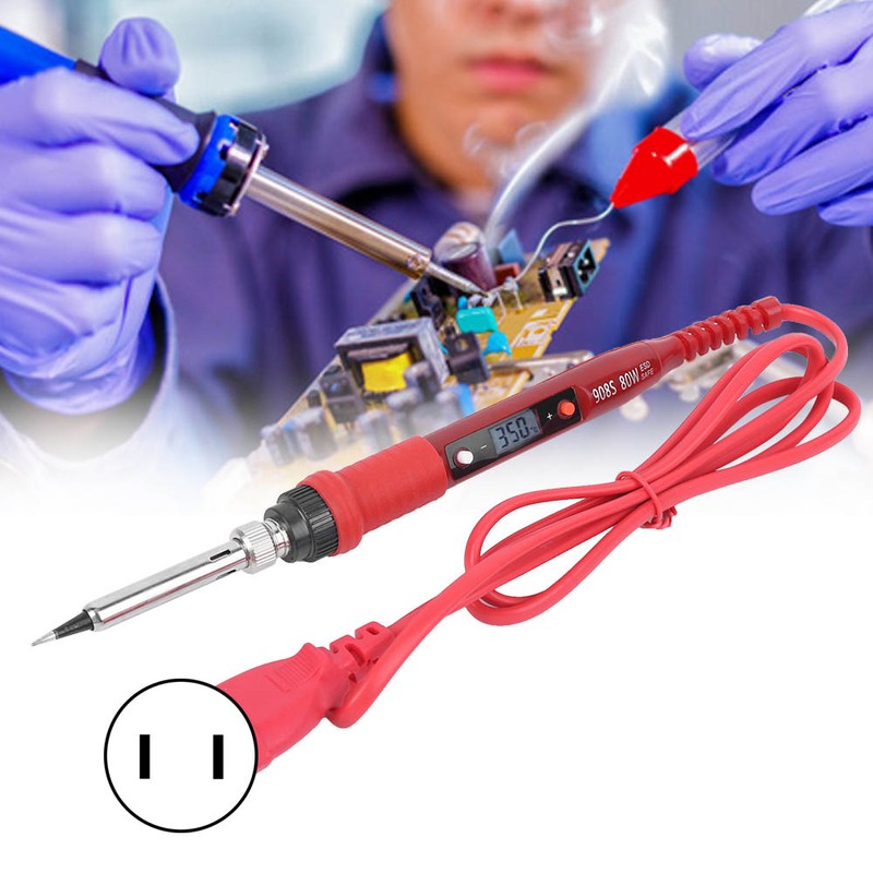 Electric Soldering Iron Digital Welding Tools LCD Display Screen Temperature