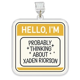 I'm Probably Thinking About Charms For E-Reader, Dust Plug Charm 1.5 Inches Fourth Wing Dragon Fantasy Bookish Lightning/Type C Acrylic Material Accessories, Charms for Phone