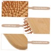 OHPHCALL Bamboo Hair Brush for Scalp Massage Sturdy Wide Tooth