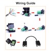 DTECH DB9 Breakout Connector DB-9 Female RS232 Serial Adapter Solderless
