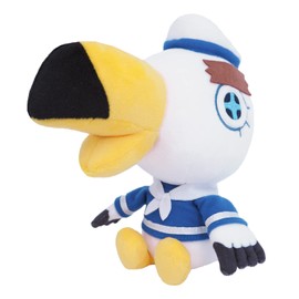 Sanei Boeki DP21 Animal Crossing All Star Collection Gulliver Plush Toy, Size S, Height 7.5 inches (19 cm)