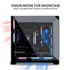 Lian Li O11 Vision Compact Black-Steel-Tempered Glass ATX Mid Tower