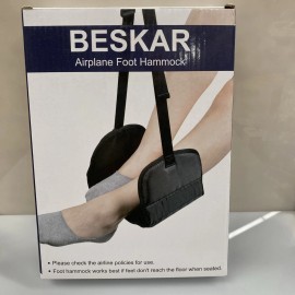Beskar Beaker Airplane Footrest MADE WITH PREMIUM MEMORY FOAM NO CLASHING FOOT HAMMOCK